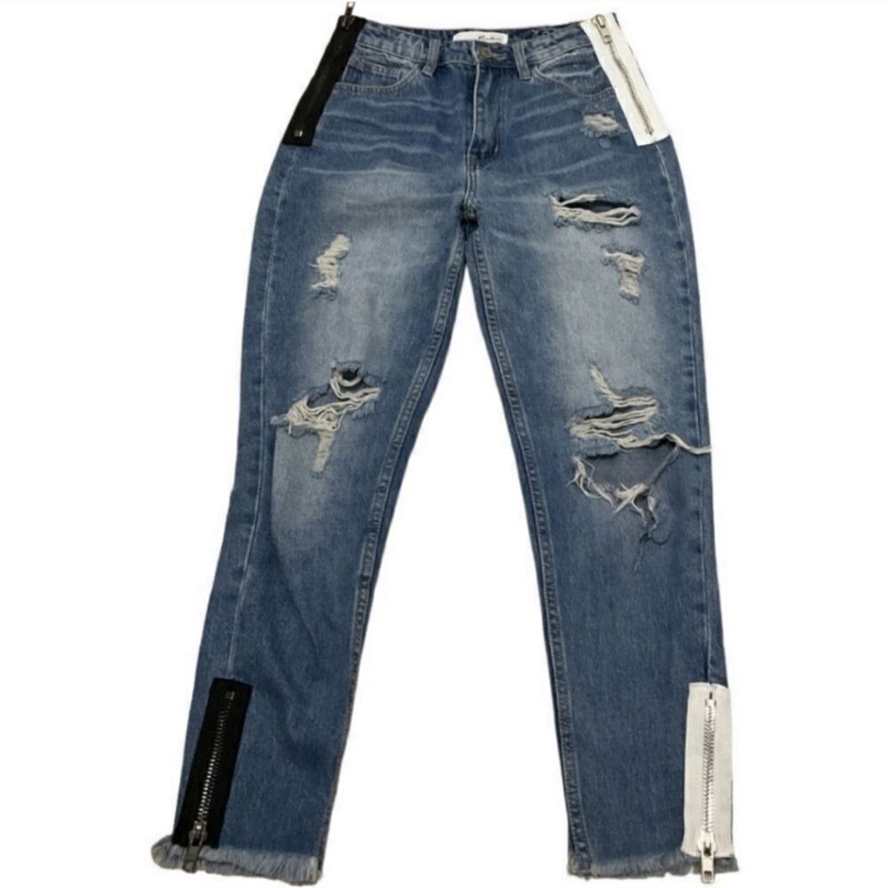 Kancan Hi-Rise distressed jeans size 26